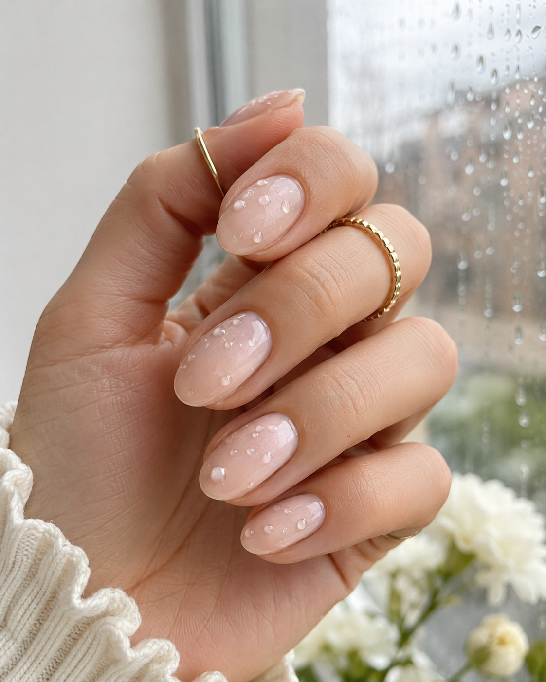 Rain Drop Nails